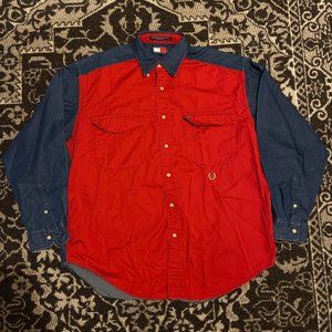 Vintage Tommy Hilfiger Long sleeve button up